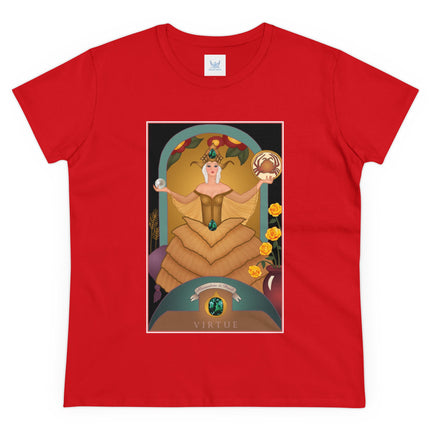June & Pearl, Alexandrite (from the Gem Series) by Sofia Chiostri Women's Midweight Cotton Tee