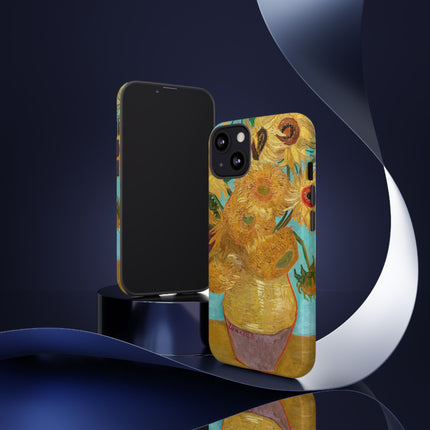 Vase with Twelve Sunflowers by Vincent Van Gogh Phone Cases