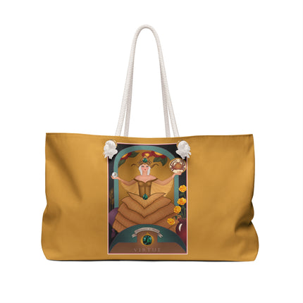 June & Pearl, Alexandrite (from the Gem Series) by Sofia Chiostri Weekender Bag