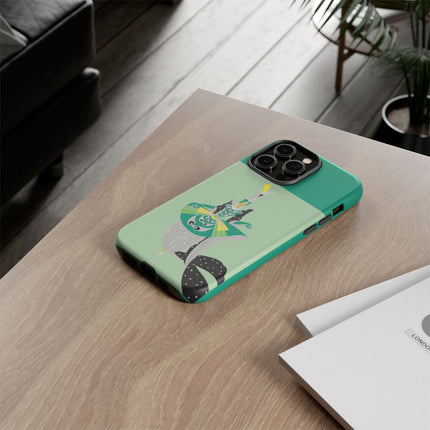 Peacock Dancer Phone Case – Opulent Glamour & Theatrical Elegance