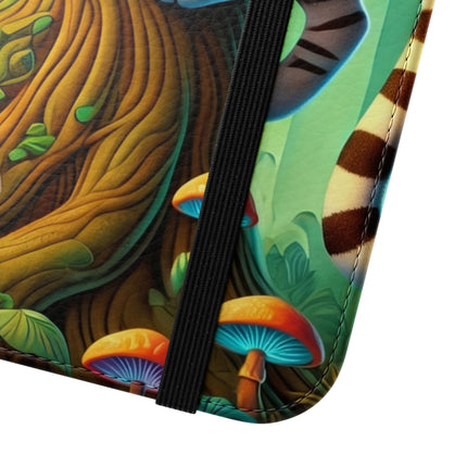 🐅🌿 Silent Stripes Flip Case – Stealth, Grace & Enchanted Forest