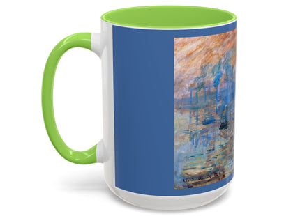 Sunrise by Claude Monet Colorful Mugs (11oz, 15oz)