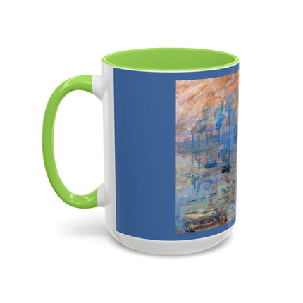 Sunrise by Claude Monet Colorful Mugs (11oz, 15oz)