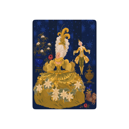 🌟🌼 The Lady Of The Golden Court Playing Cards – Art Deco Rococo Elegance