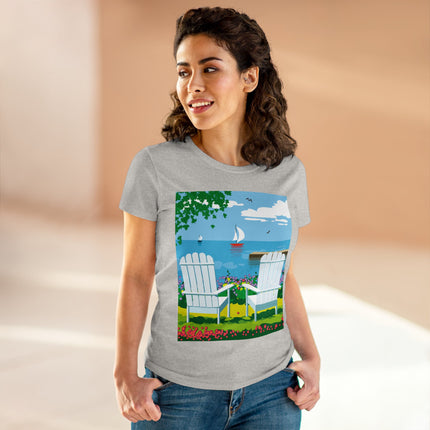Tranquil Retreat Women's Midweight Cotton Tee