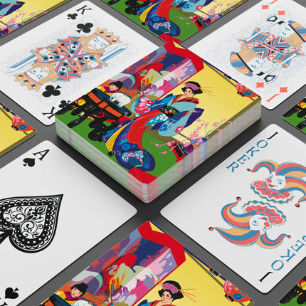 A Timeless Journey by Umberto Brunelleschi Playing Cards