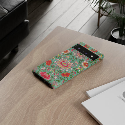 Colorful Floral Pattern by Owen Jones Phone Cases