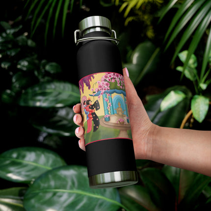 A Dance of Colors and Serenity by Carlo Chiostri Copper Vacuum Insulated Bottle, 22oz