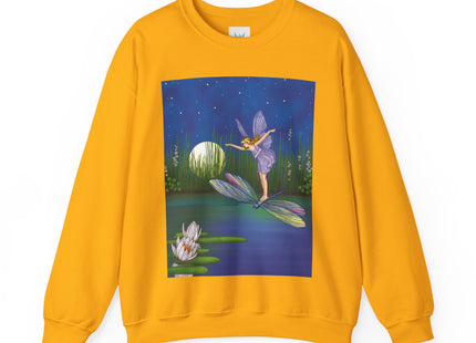 Fairy on a Dragonfly Heavy Blend™ Crewneck Sweatshirt