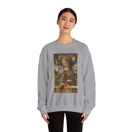 Madonna and Child by Carlo Crivelli Heavy Blend™ Crewneck Sweatshirt