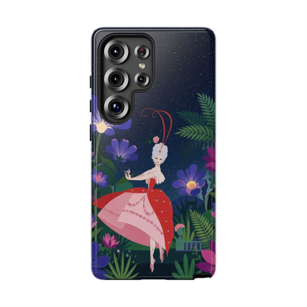 🌺✨ The Lady Of The Starlit Enchanted Garden Phone Case – Art Deco Floral Fantasy