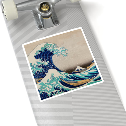 The Great Wave off Kanagawa by Katsushika Hokusai Kiss-Cut Stickers (4 Sizes)