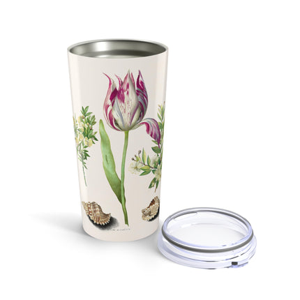 Tulip, Branches of Myrtle and Shells Tumbler 20oz