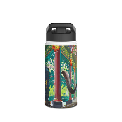 Cyber Panther's Hunt Stainless Steel Water Bottle