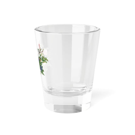 Peonies and Birds by Okamoto Shuki Shot Glass, 1.5oz