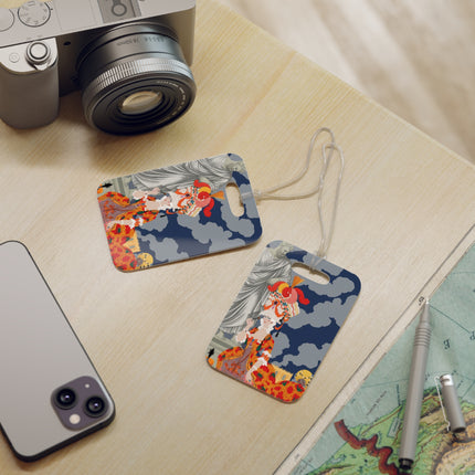 Butterfly Geisha Luggage Tag – Elegant Grace & Whimsical Charm