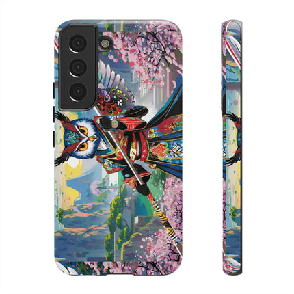 Cyberpunk Samurai Owl Phone Cases