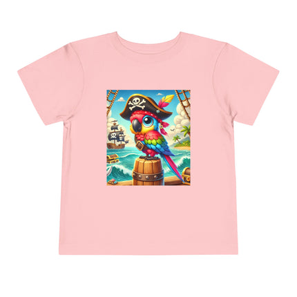 Captain Parrot and the Treasure Seas Toddler Short Sleeve Tee