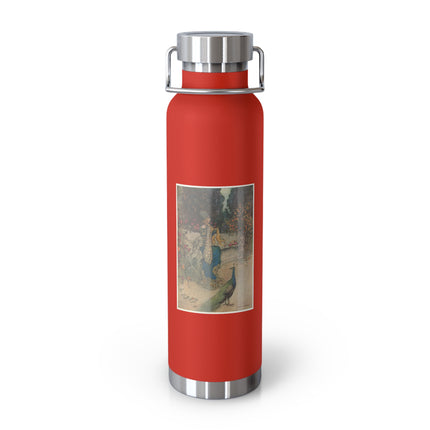 Preziosa in the Garden by Warwick Goble Copper Vacuum Insulated Bottle, 22oz
