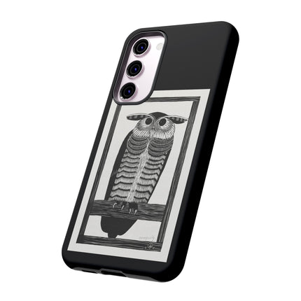 Horned Owl by Samuel Jessurun de Mesquita Phone Cases