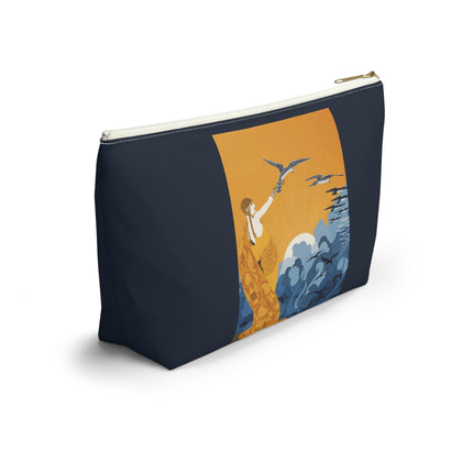 Falcon Mistress Cosmetic Bag – Art Deco Power & Golden Freedom