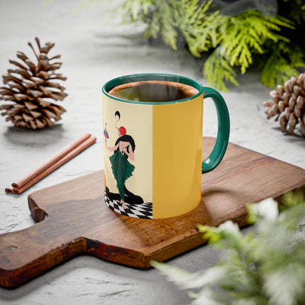 The Marionette Colorful Mugs – Theatrical Glamour & Cabaret Elegance