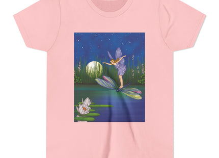 Fairy on a Dragonfly by Ida Rentoul Outhwaite Youth Short Sleeve Tee