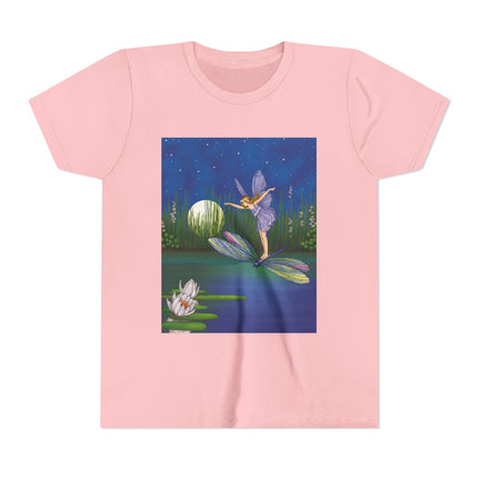 Fairy on a Dragonfly by Ida Rentoul Outhwaite Youth Short Sleeve Tee