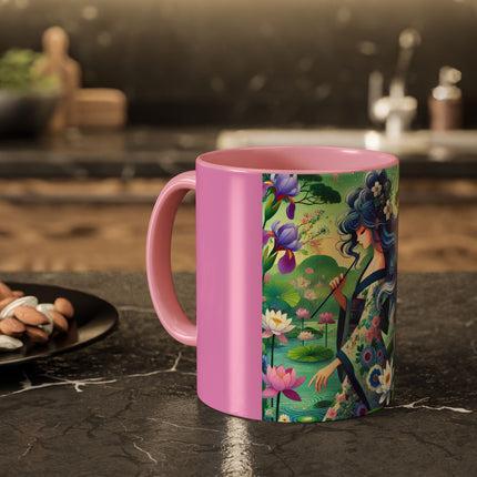 Fairy of the Koi Pond Colorful Mugs (11oz, 15oz)