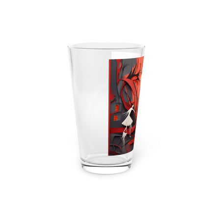 Halloween Night Scene Glass, 16oz