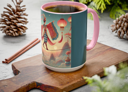 The Lantern Walker Colorful Mugs (11oz, 15oz)