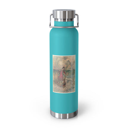Rita Rides on the Dolphin by Warwick Goble Copper Vacuum Insulated Bottle, 22oz