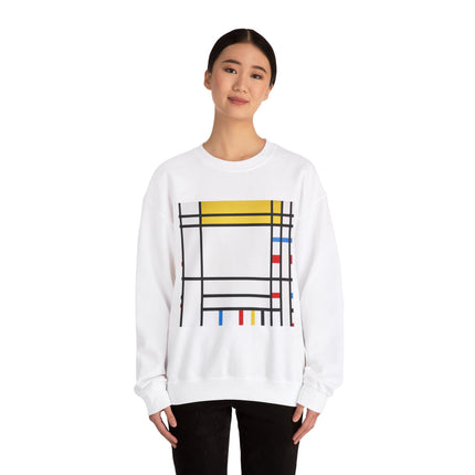 Place de la Concorde by Piet Mondrian Heavy Blend™ Crewneck Sweatshirt