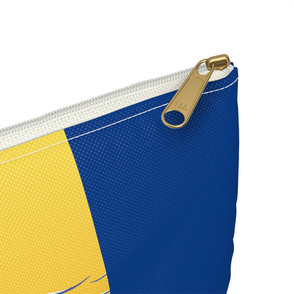 Golden Seas and Whimsical Dreams Accessory Pouch – Art Deco Nautical Design