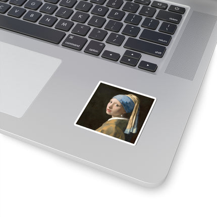 Girl with a Pearl Earring by Johannes Vermeer Kiss-Cut Stickers (4 Sizes)