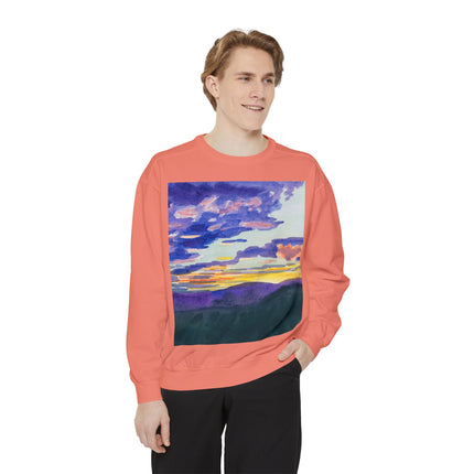 Naturstudie XII by Karl Wiener Garment-Dyed Sweatshirt