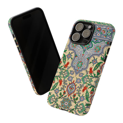 Arabic Art Pattern, Plate by Emile Prisse d’Avennes Phone Cases