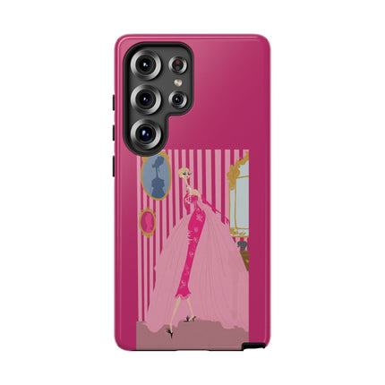 Lady in Pink Phone Case – Graceful Sophistication