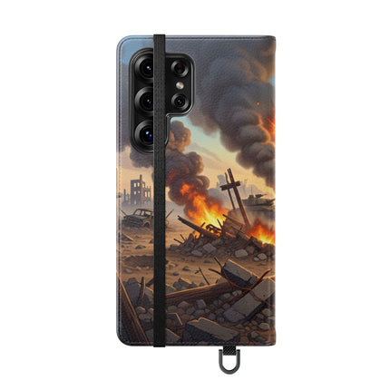 🦉🌟 The Owl on the Front Lines Flip Case – Courage & Quiet Strength