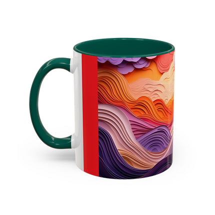 Dramatic Sunset Sky Colorful Mugs (11oz, 15oz)