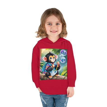 Bubble Magic in the Jungle Toddler Pullover Fleece Hoodie