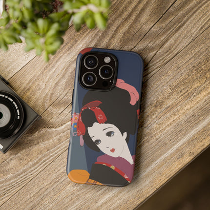 Geisha Portrait Phone Case – Elegant Beauty & Timeless Grace