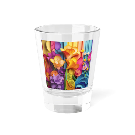The Graceful Freesia Shot Glass, 1.5oz