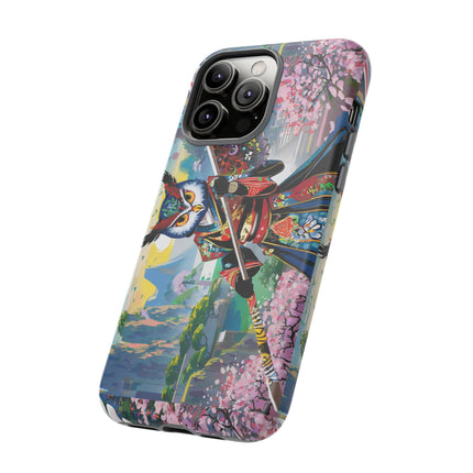 Cyberpunk Samurai Owl Phone Cases