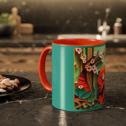 A Playful Red Panda Colorful Mugs (11oz, 15oz)