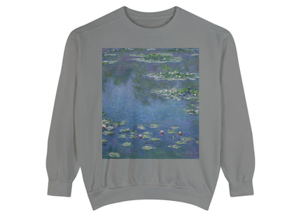 Water Lilies by Claude Monet Unisex Garment-Dyed Sweatshirt