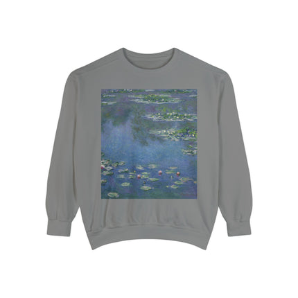 Water Lilies by Claude Monet Unisex Garment-Dyed Sweatshirt