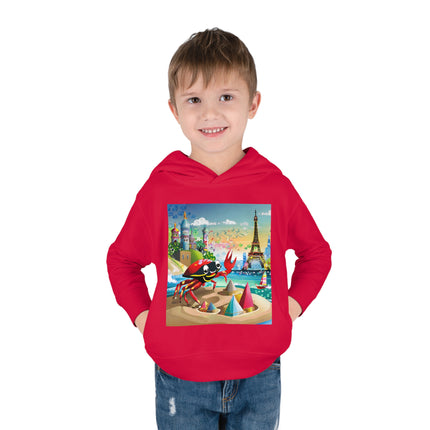 Crab Architect Toddler Pullover Fleece Hoodie