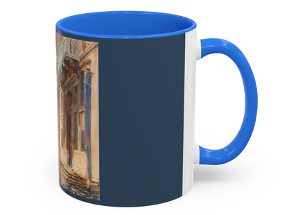 Gondola Moorings on the Grand Canal by John Singer Sargent Colorful Mugs (11oz, 15oz)