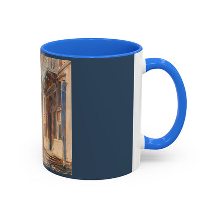 Gondola Moorings on the Grand Canal by John Singer Sargent Colorful Mugs (11oz, 15oz)